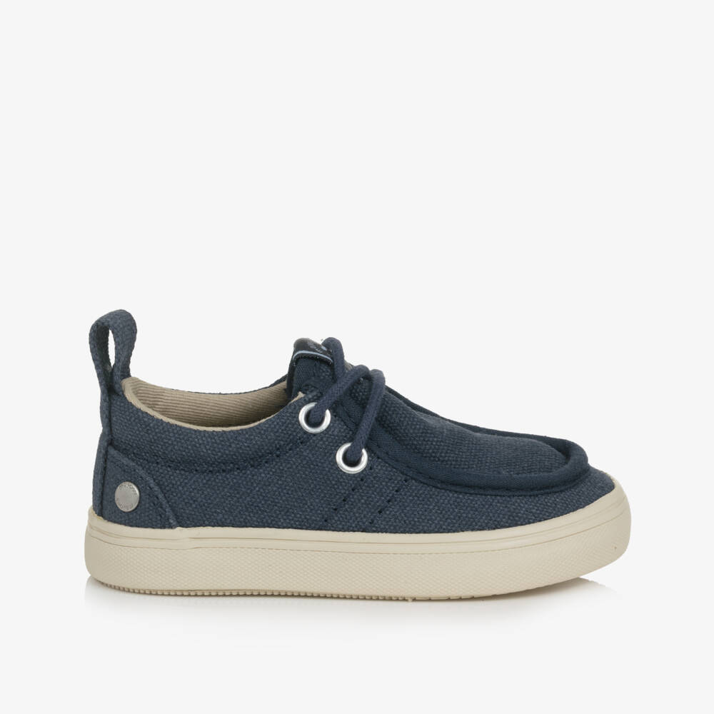 Mayoral-Boys Navy Blue Wallabee Shoes | Childrensalon Outlet