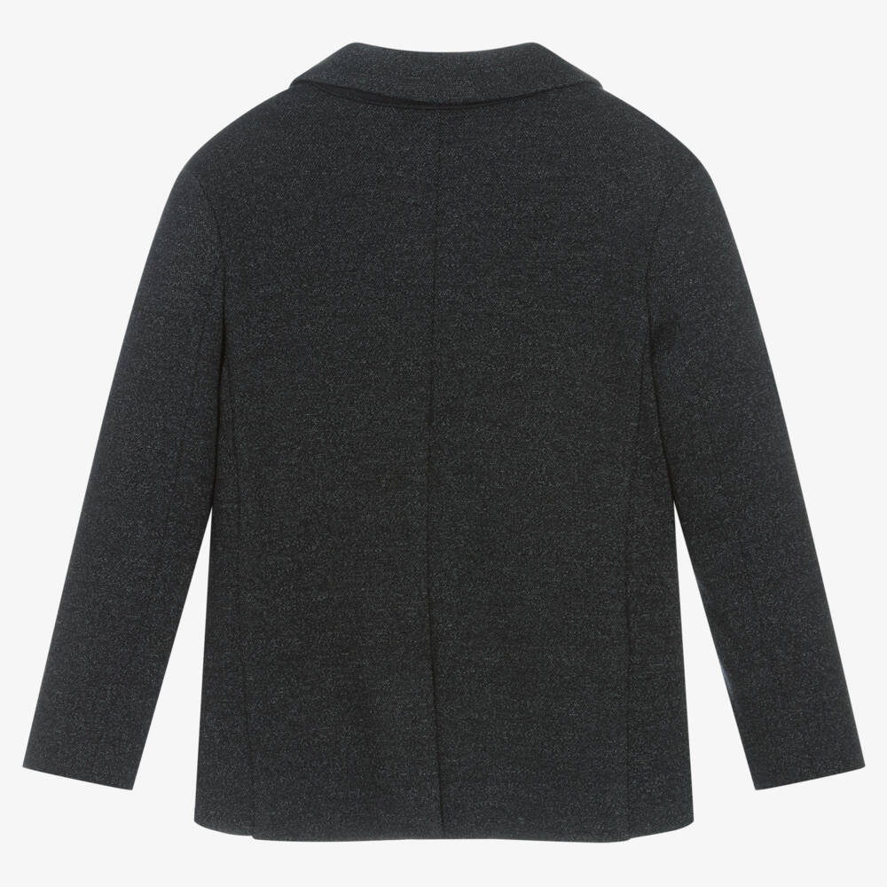 Mayoral-Boys Navy Jersey Blazer | Childrensalon Outlet