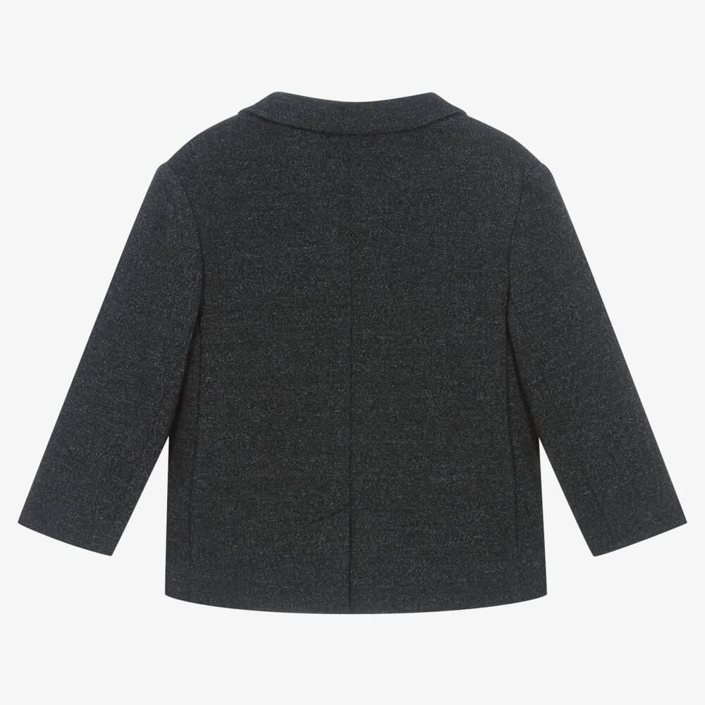 Mayoral-Boys Navy Jersey Jacket | Childrensalon Outlet