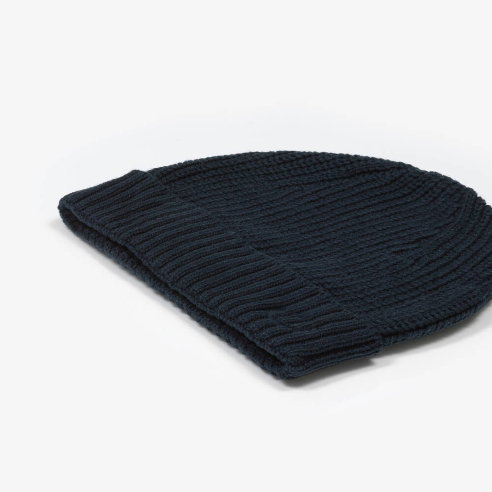 Mayoral-Boys Navy Knit Beanie Hat | Childrensalon Outlet