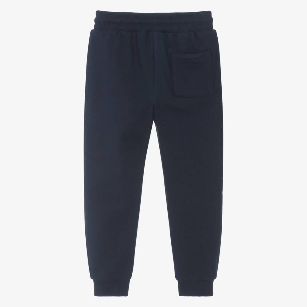 Mayoral-Boys Navy Soft Knit Joggers | Childrensalon Outlet