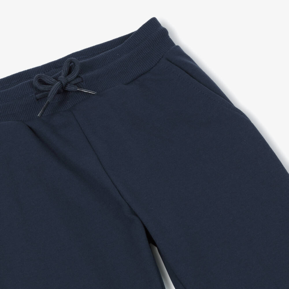 Mayoral-Boys Navy Soft Knit Joggers | Childrensalon Outlet