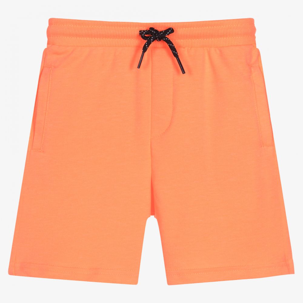 Mayoral - Short orange fluo en coton Garçon | Childrensalon