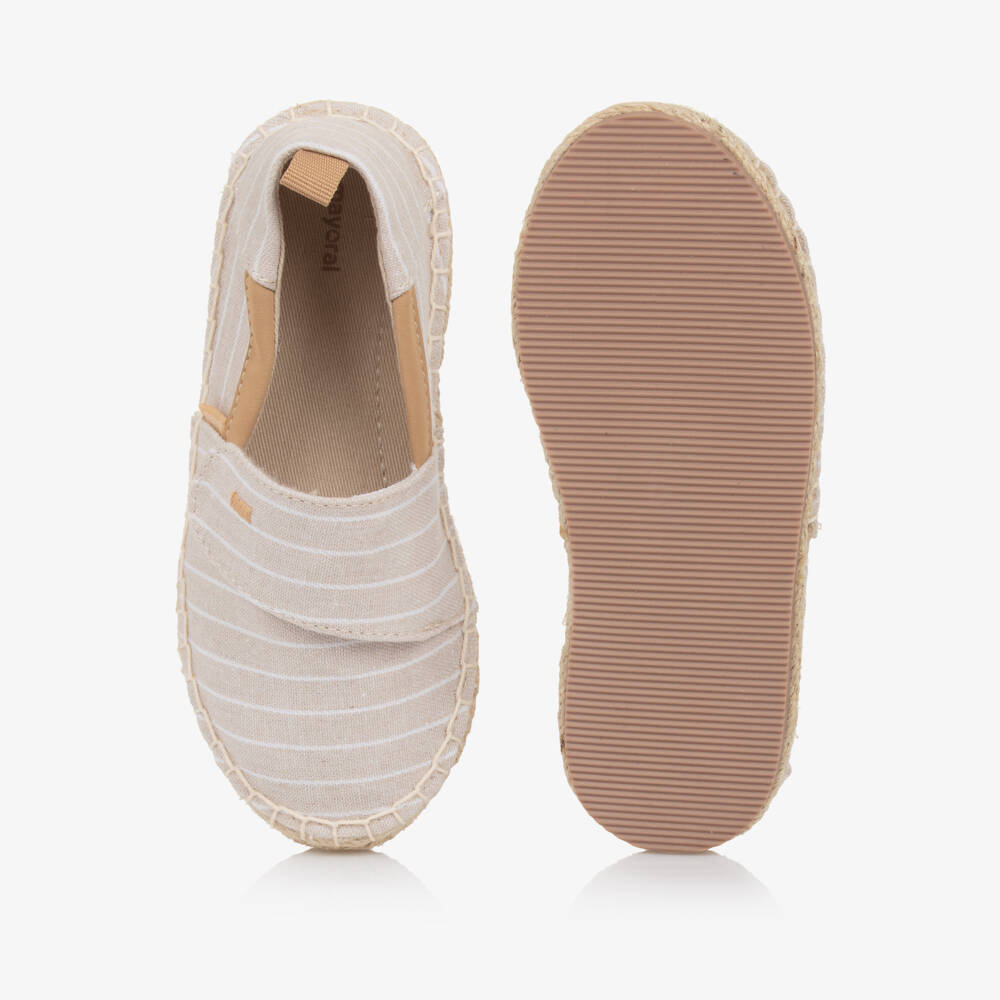 مايورال-إسبادريل كتان بلون محايد للأولاد | Childrensalon Outlet