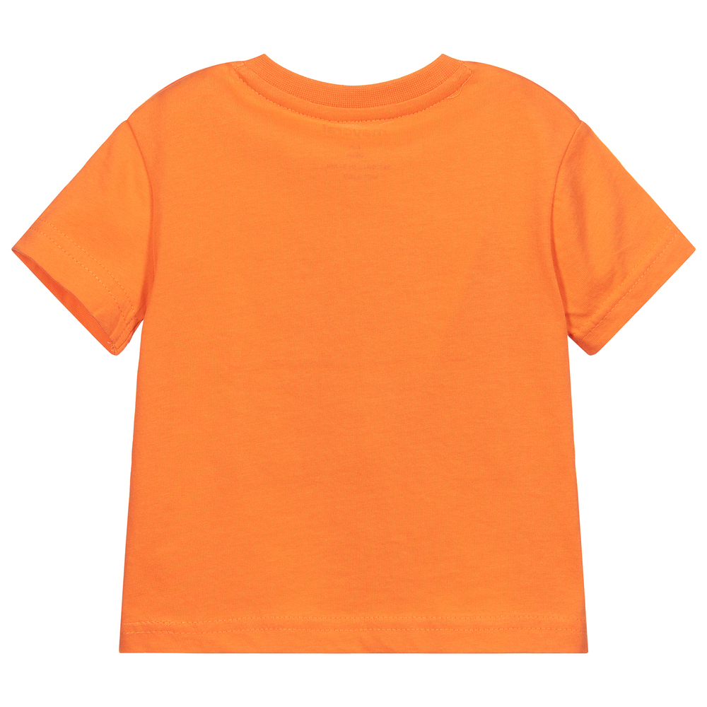 مايورال-تيشيرت أطفال ولادي قطن جيرسي لون برتقالي | Childrensalon Outlet