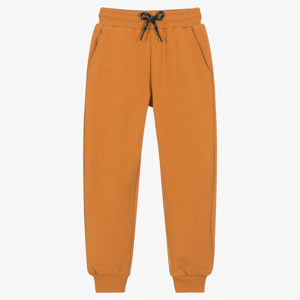 Orange top sweatpants boys