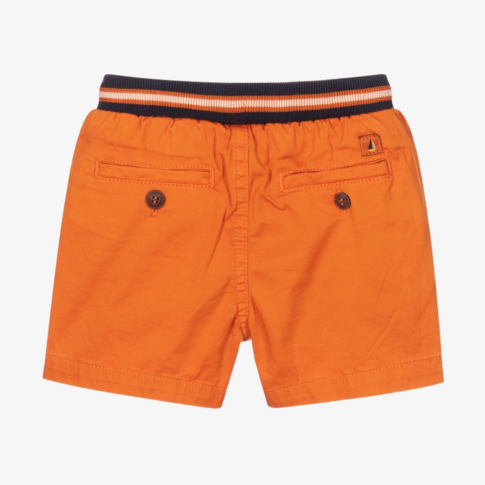 Mayoral-Оранжевые хлопковые шорты для мальчиков | Childrensalon Outlet