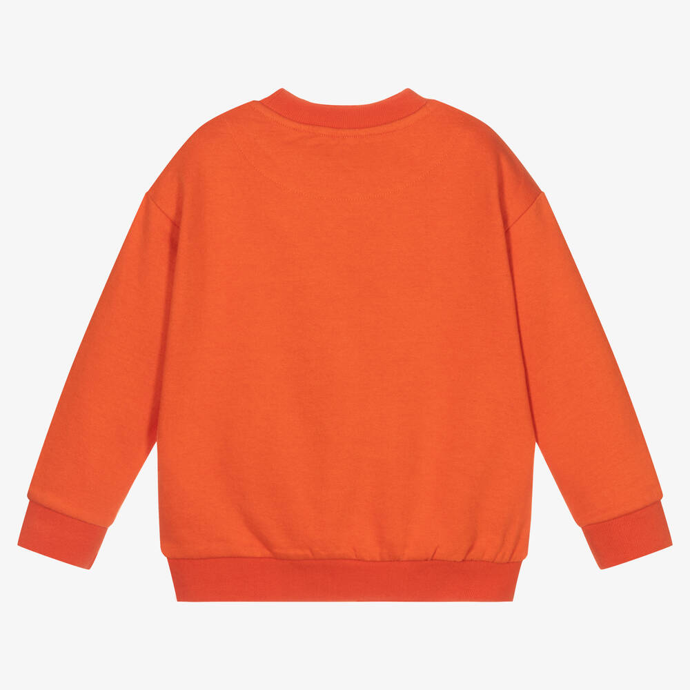 Mayoral-Оранжевый хлопковый свитшот для мальчиков | Childrensalon Outlet