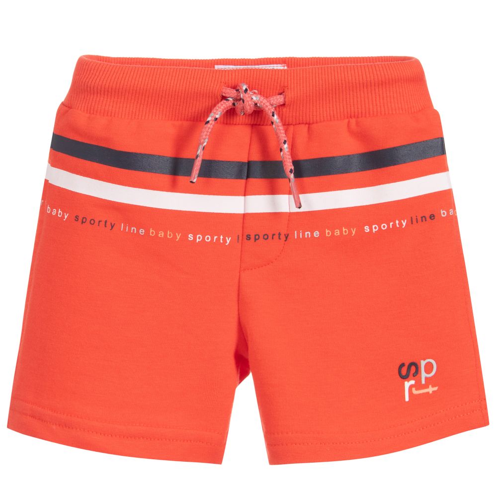 Mayoral Boys Orange Jersey Shorts Childrensalon Outlet