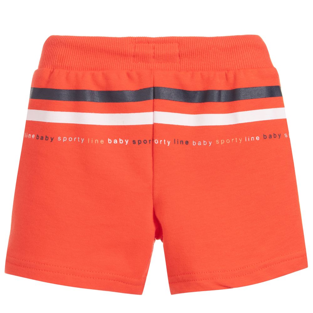 Mayoral-Boys Orange Jersey Shorts | Childrensalon Outlet