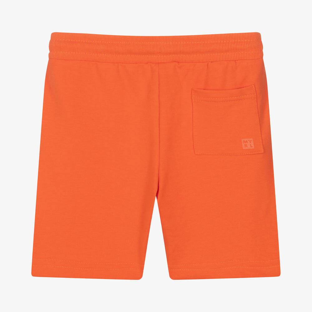 Mayoral-Оранжевые шорты из джерси | Childrensalon Outlet