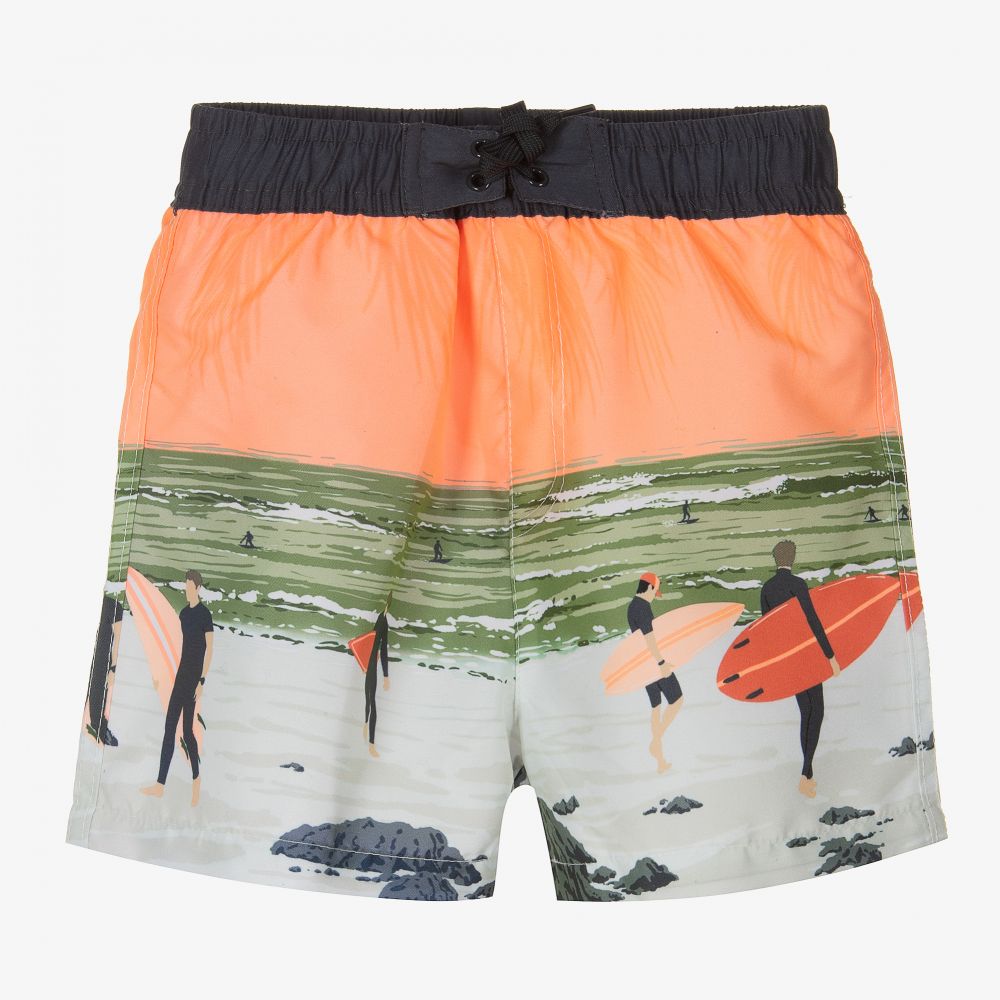 Mayoral - Boys Orange Swim Shorts | Childrensalon
