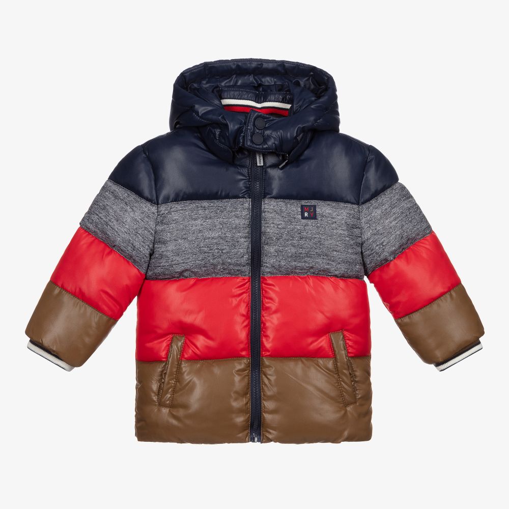 Mayoral - Boys Padded Hooded Coat | Childrensalon