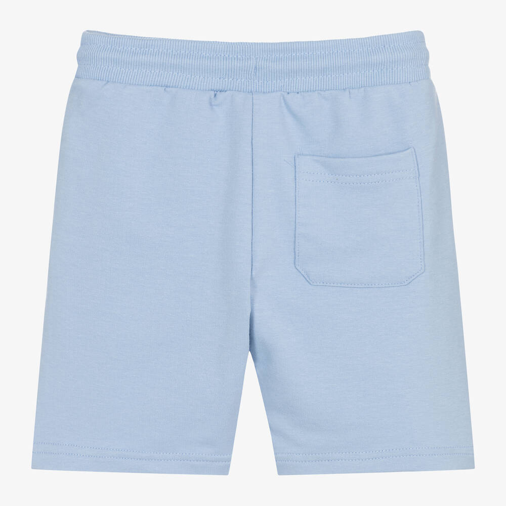 Mens blue cotton shorts top