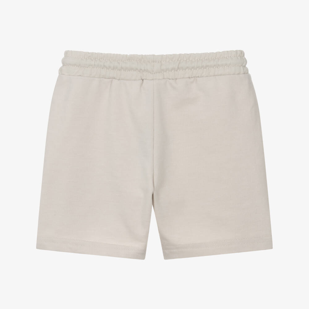 Mayoral-Boys Playful Beige Dino Shorts | Childrensalon Outlet