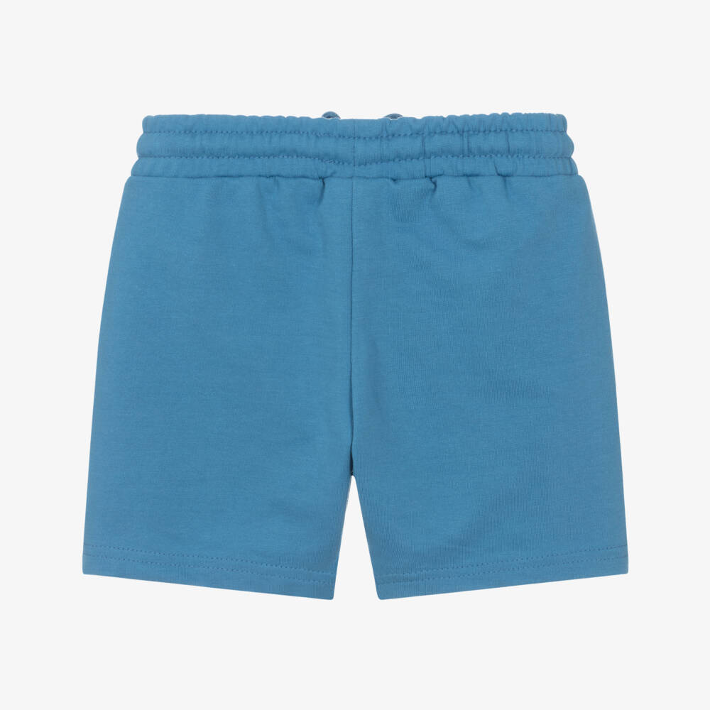 Mayoral-Boys Playful Blue Shark Shorts | Childrensalon Outlet