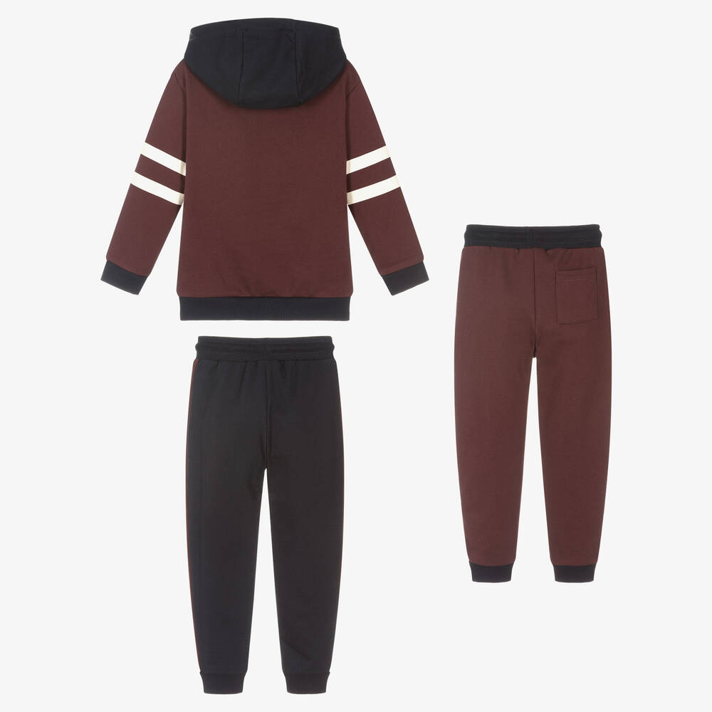 Mayoral Boys Red Blue 3 Piece Tracksuit Childrensalon Outlet