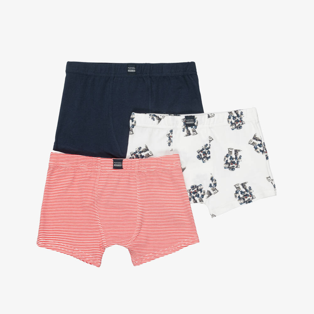 Mayoral-Boys Red & Blue Robot Undies | Childrensalon Outlet