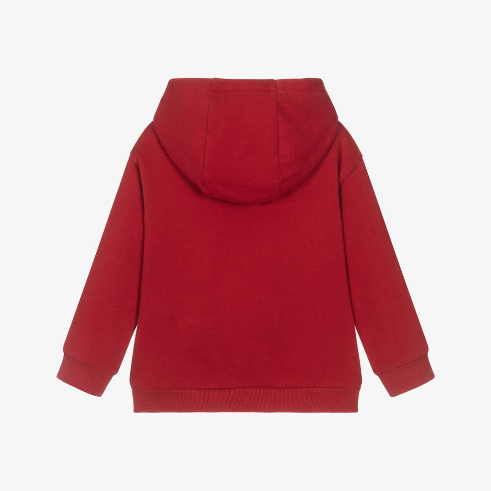 Mayoral-Худи байкерское из красного хлопка для мальчиков | Childrensalon Outlet