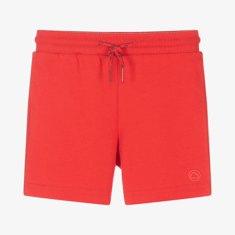 Mayoral - Boys Red Cotton Jersey Shorts | Childrensalon