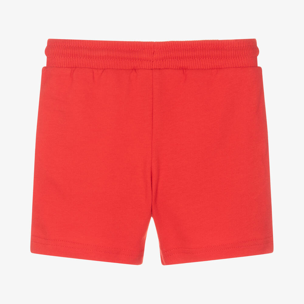 مايورال-شورت أطفال ولادي قطن جيرسي لون أحمر | Childrensalon Outlet