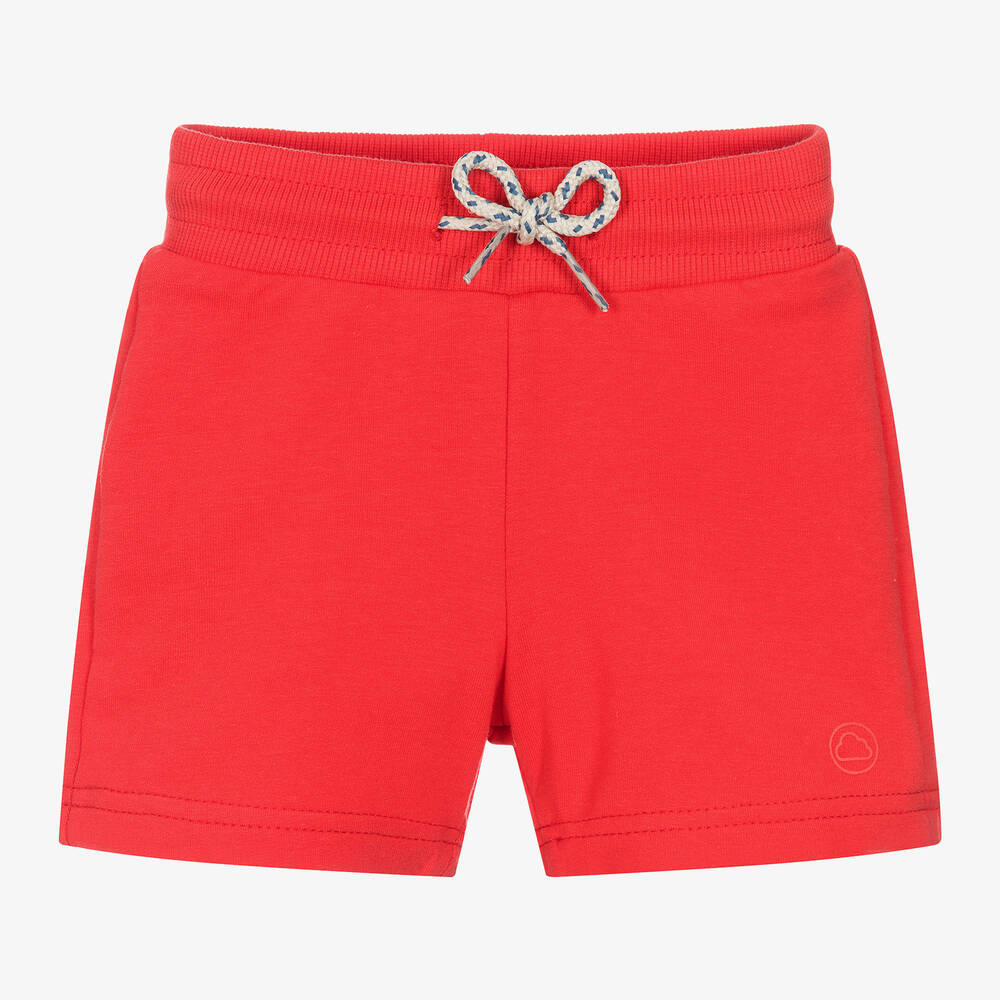 Mayoral-Boys Red Cotton Jersey Shorts | Childrensalon Outlet
