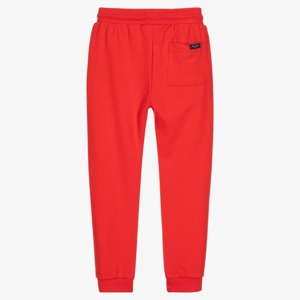 Mayoral-Boys Red Cotton Joggers | Childrensalon Outlet