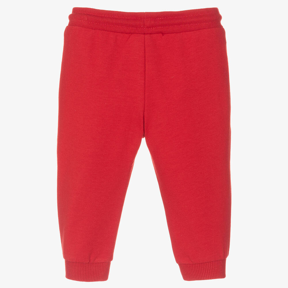 Boys red joggers store