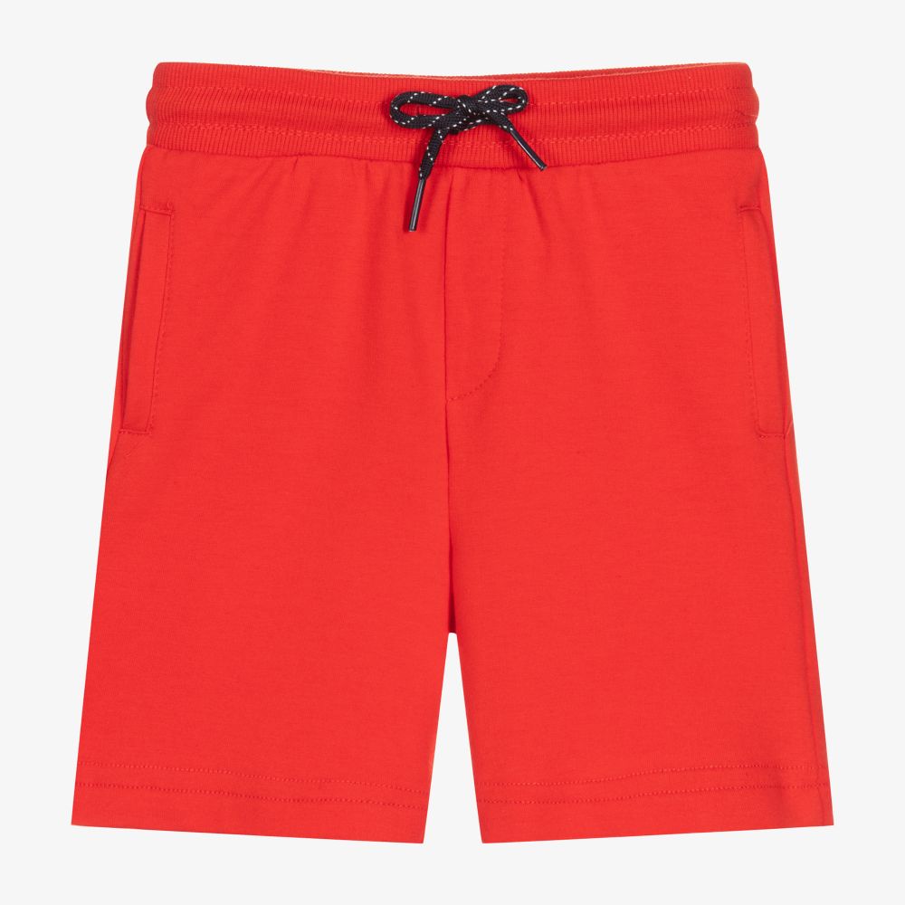 Mayoral-Boys Red Cotton Shorts | Childrensalon Outlet