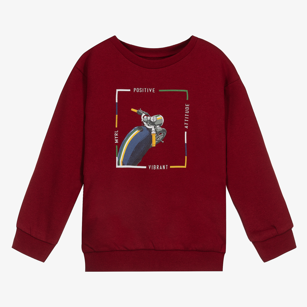 Mayoral - Rotes Sweatshirt aus Baumwolle (J) | Childrensalon