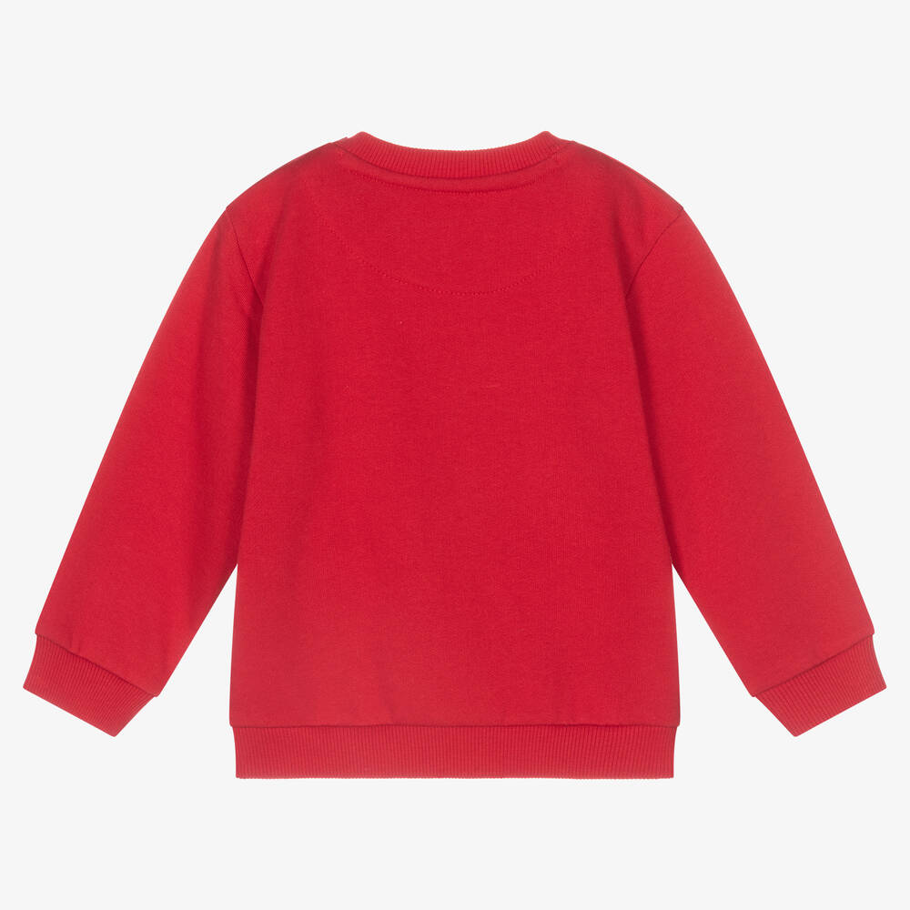 مايورال-سويتشيرت أطفال ولادي قطن جيرسي لون أحمر | Childrensalon Outlet