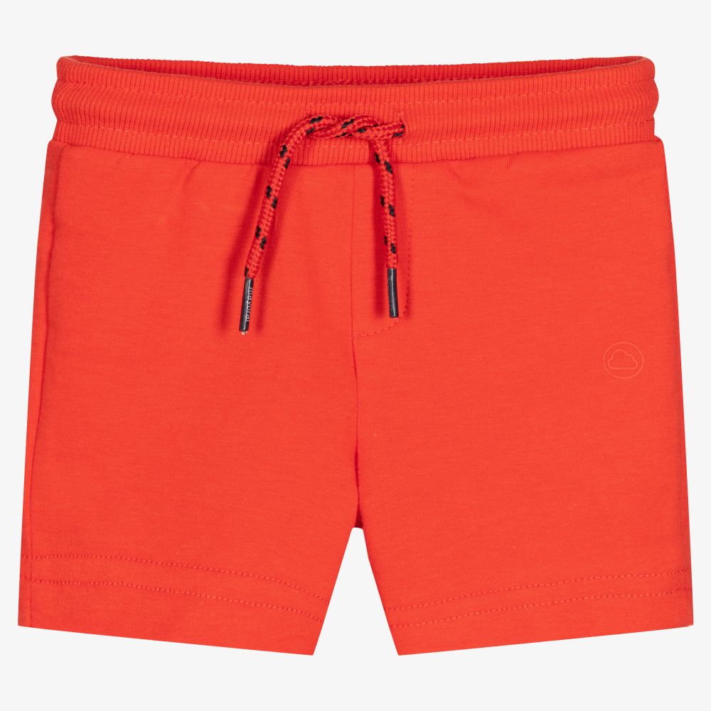 Mayoral - Boys Red Jersey Shorts | Childrensalon
