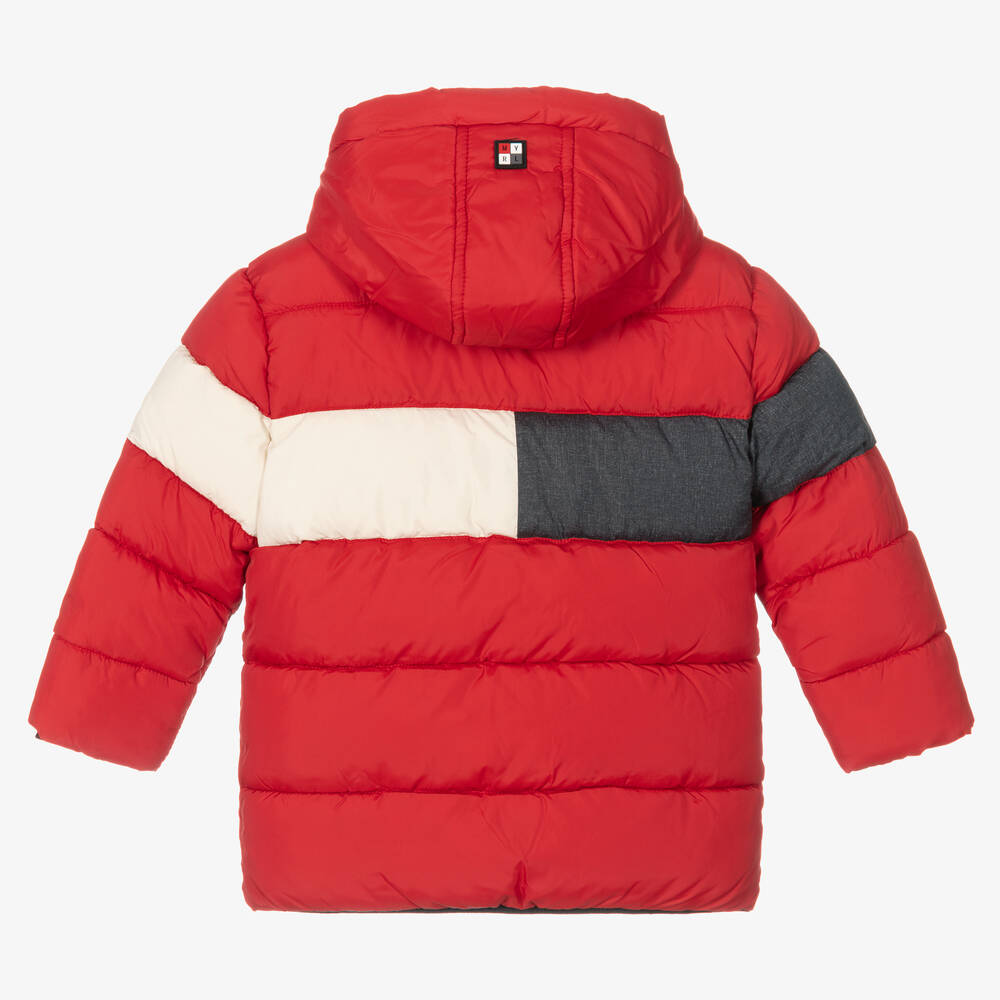 Mayoral Boys Red Puffer Coat