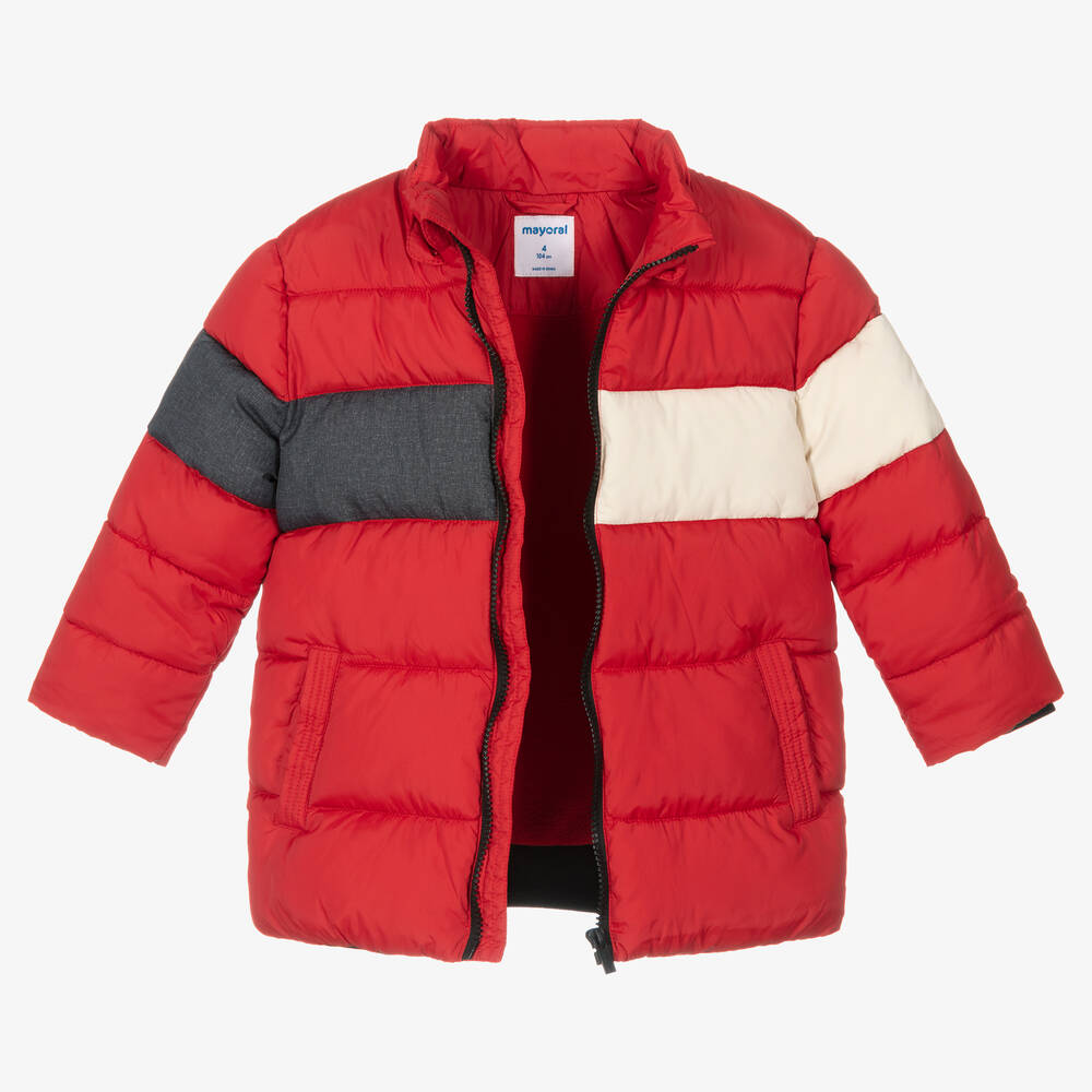 Next boys red coat outlet