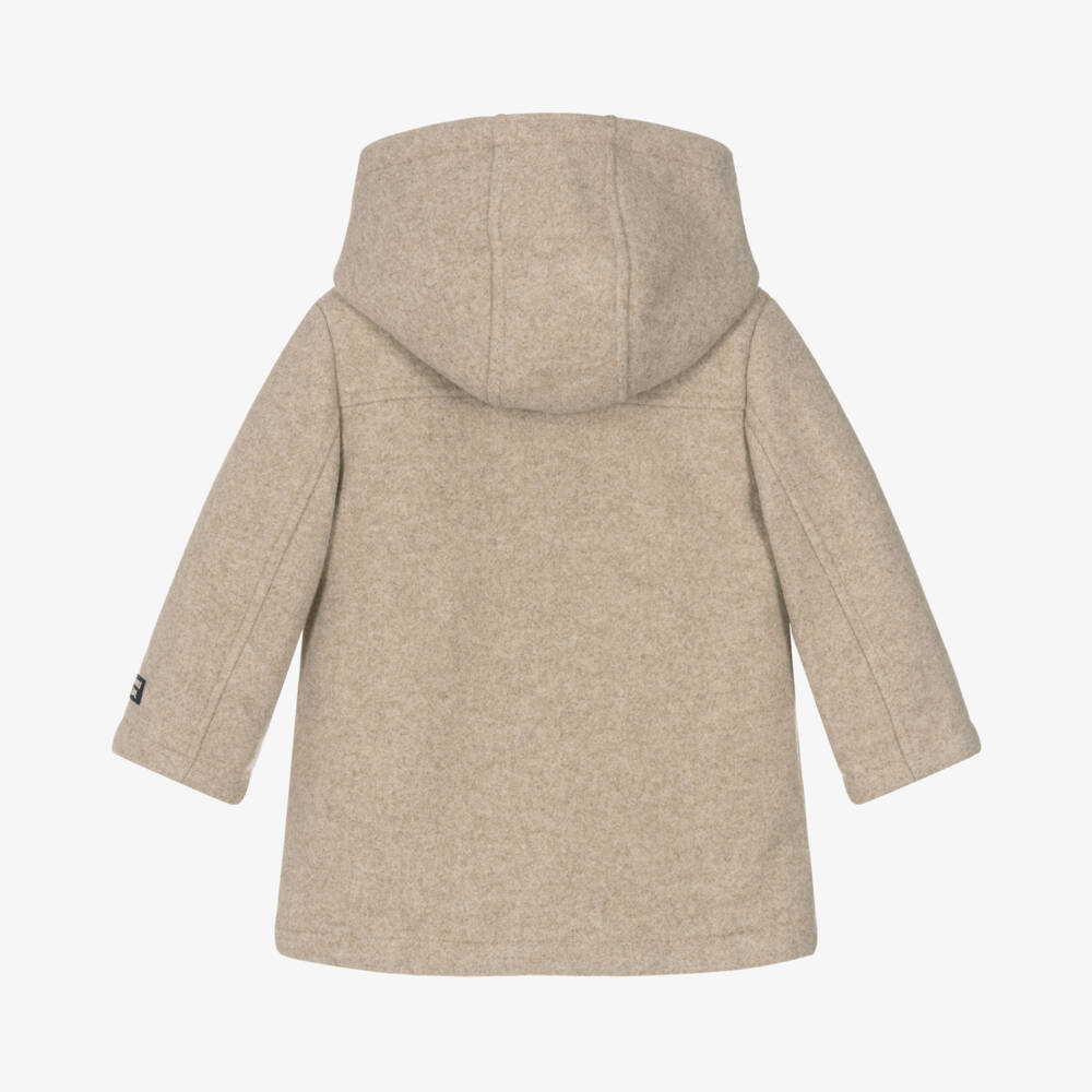 Mayoral-Boys Sand Hooded Duffle Jacket | Childrensalon Outlet