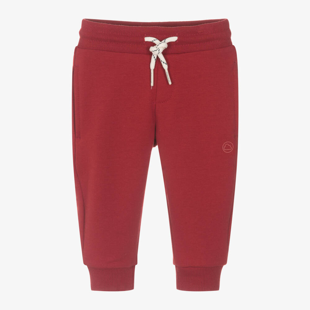 Mayoral-Boys Scarlet Cotton Blend Joggers | Childrensalon Outlet