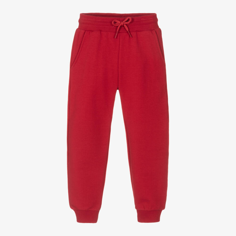 Mayoral-Boys Scarlet Jersey Trousers | Childrensalon Outlet