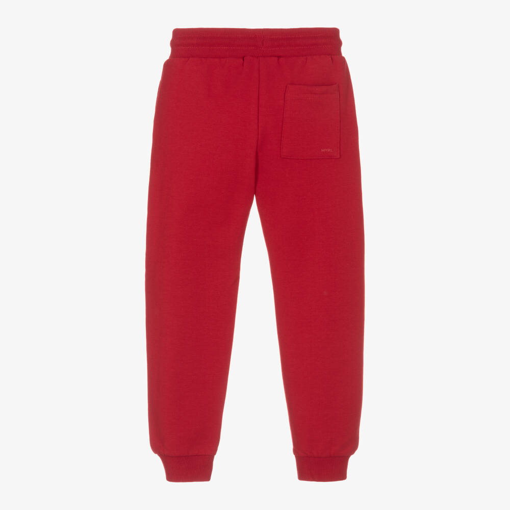 Mayoral-Boys Scarlet Jersey Trousers | Childrensalon Outlet