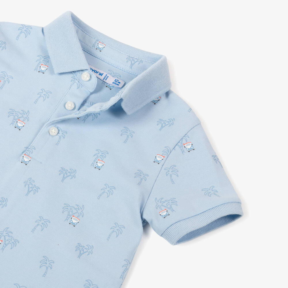Mayoral-بولو كامبر أزرق سماوي للأولاد | Childrensalon Outlet