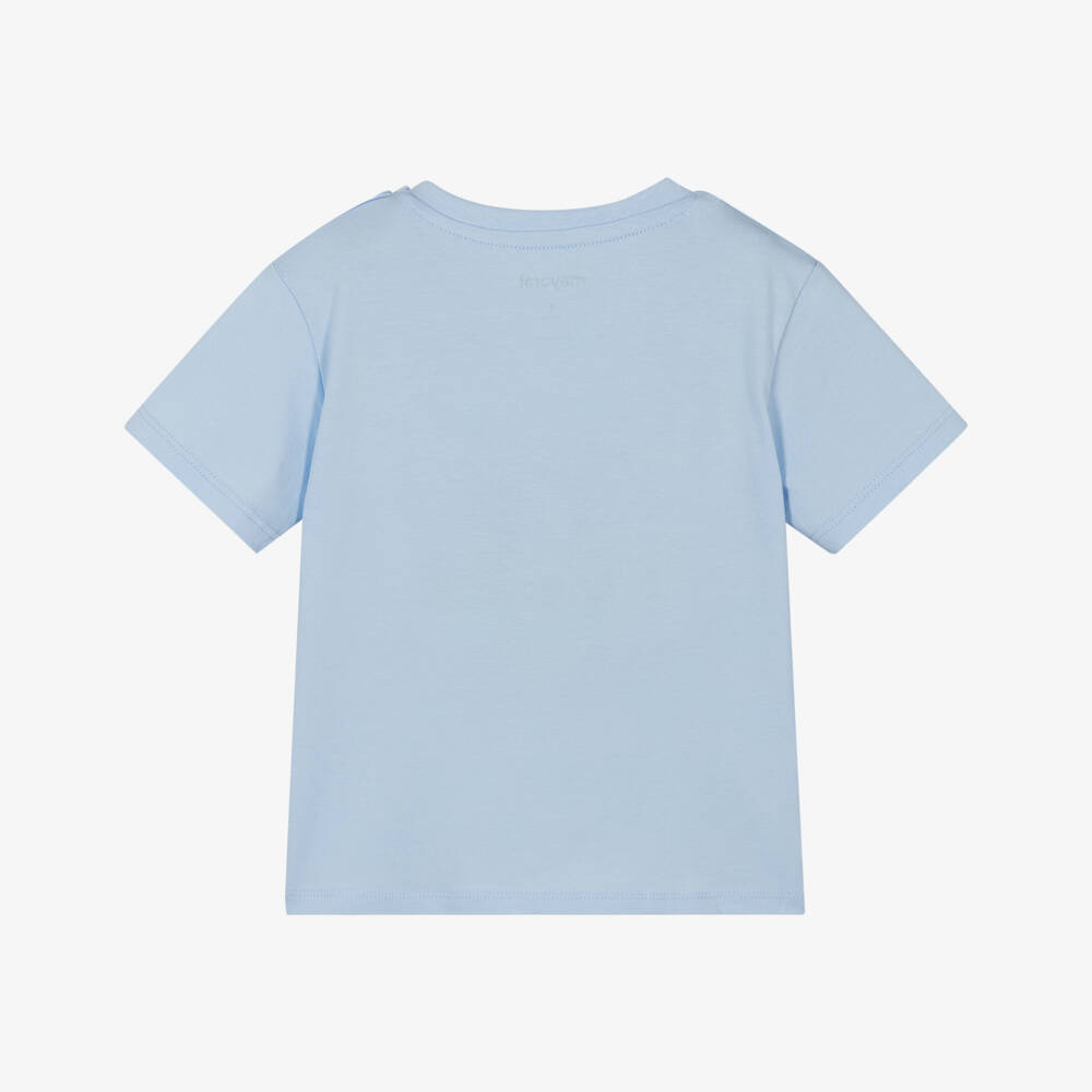 Mayoral-Boys Sky Blue Cotton Tee | Childrensalon Outlet