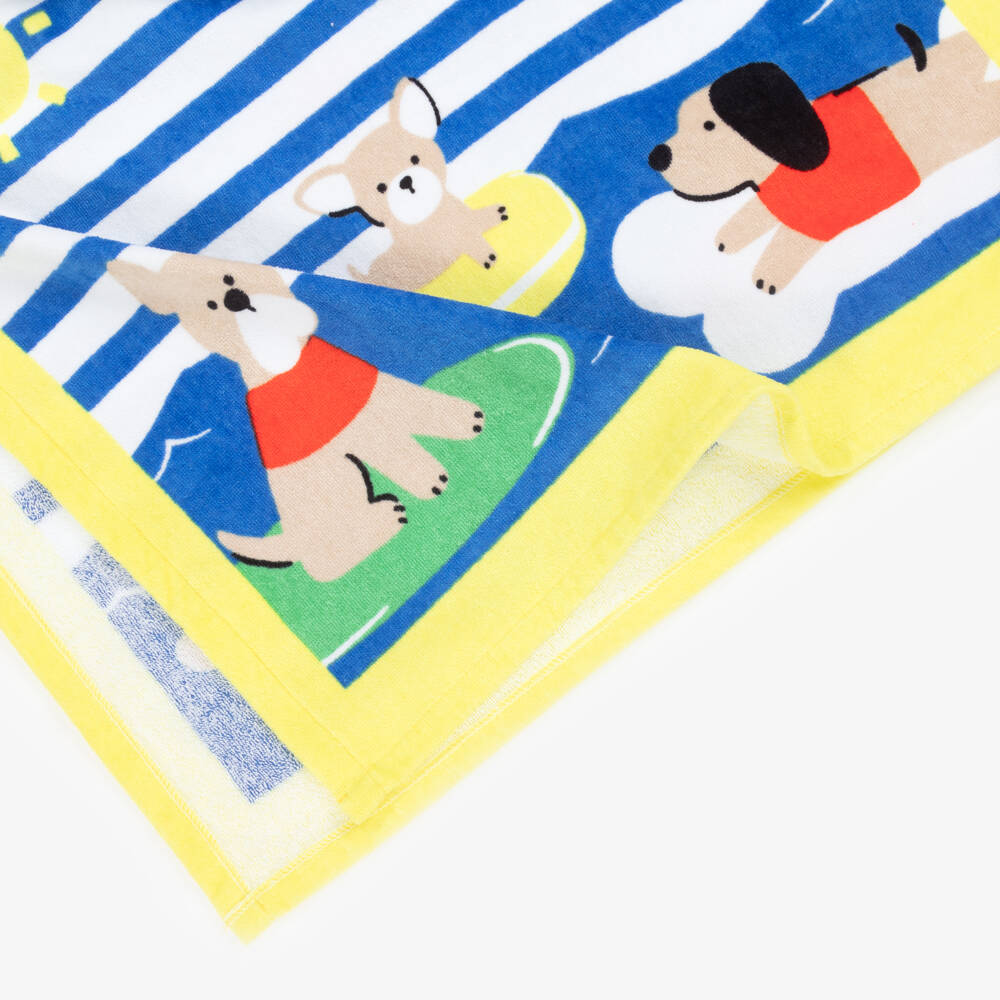 Mayoral Для новорожденных-Пончо с капюшоном в полоску небесно-голубого цвета для мальчиков | Childrensalon Outlet