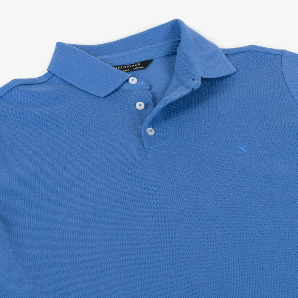 Mayoral Nukutavake-Boys Sky Cotton Polo Top | Childrensalon Outlet