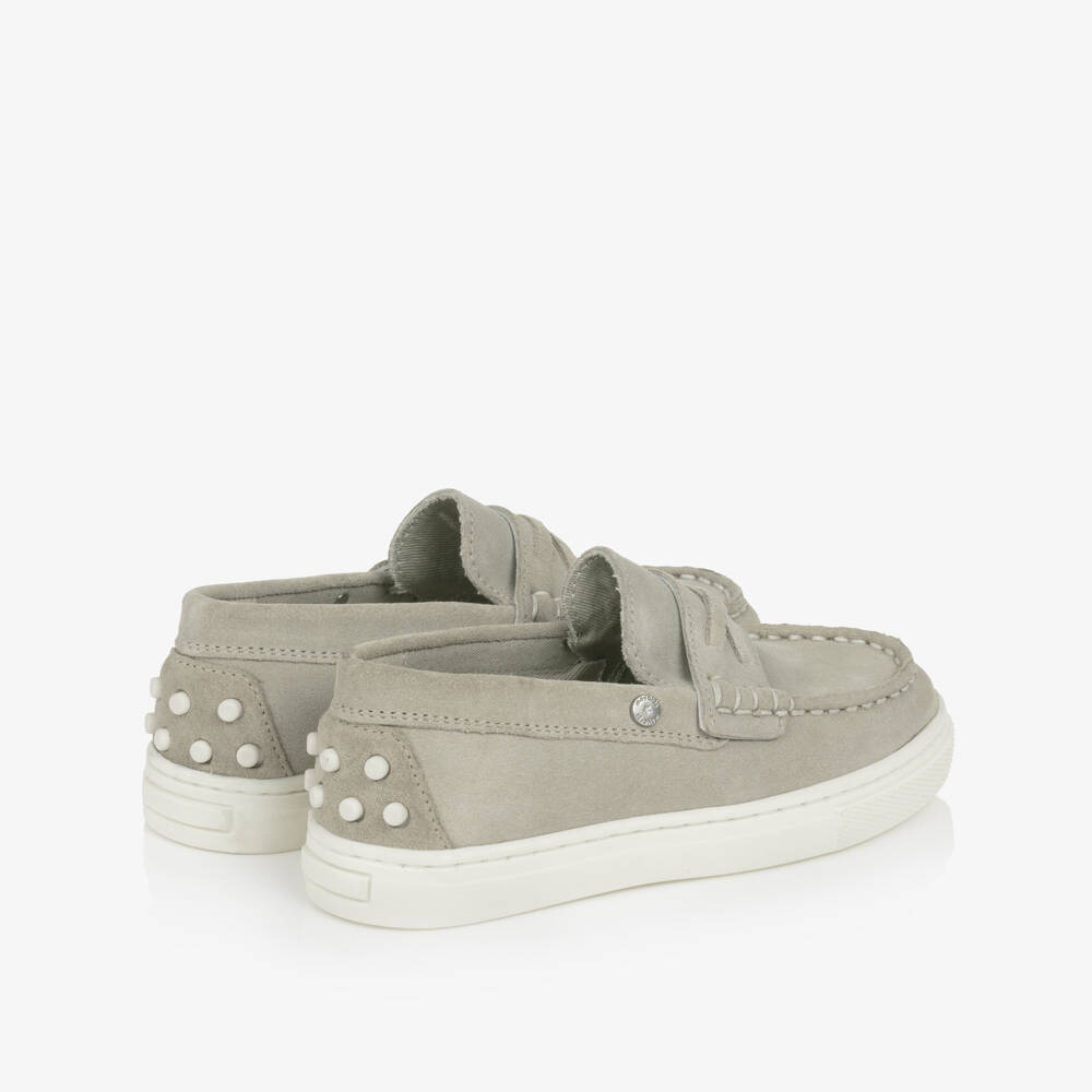 Mayoral-Boys Slate Slip-On Loafers | Childrensalon Outlet