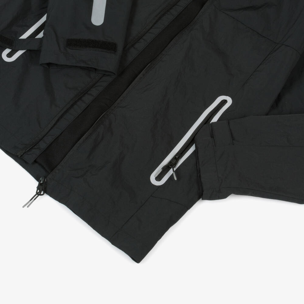 Mayoral Nukutavake-Boys Sleek Black Windproof Coat | Childrensalon Outlet