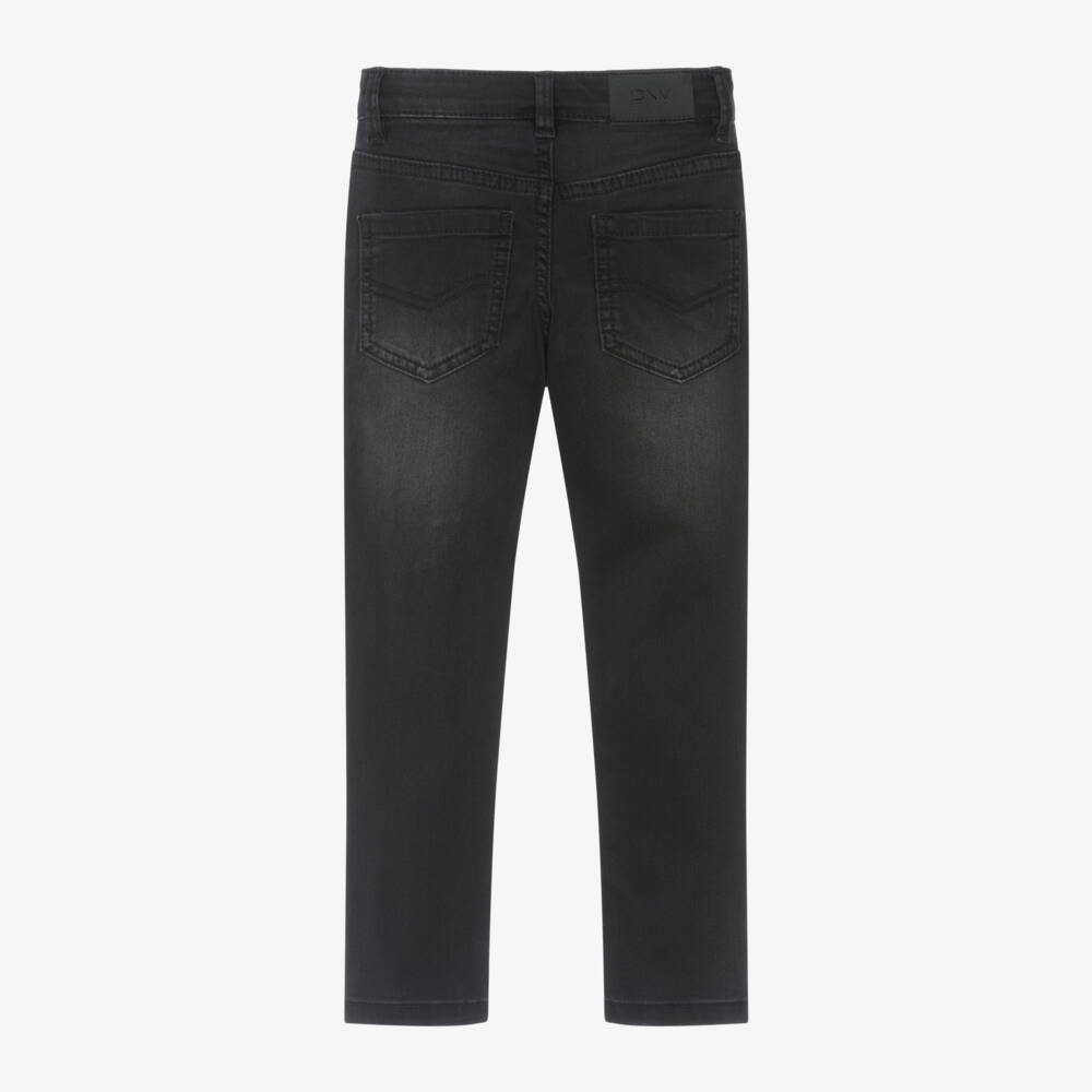 Mayoral-Boys Slim Black Denim Trousers | Childrensalon Outlet