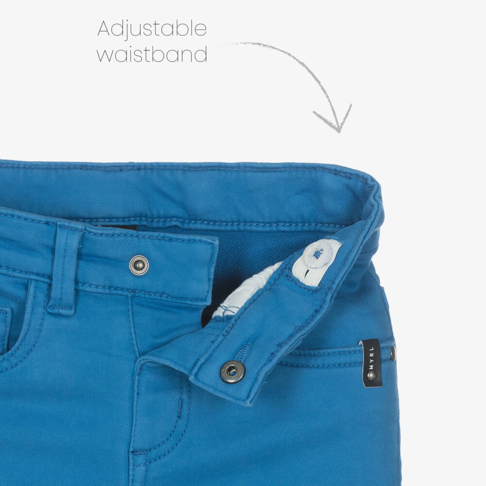 Mayoral-جينز دنيم سليم فيت لون أزرق للأولاد | Childrensalon Outlet