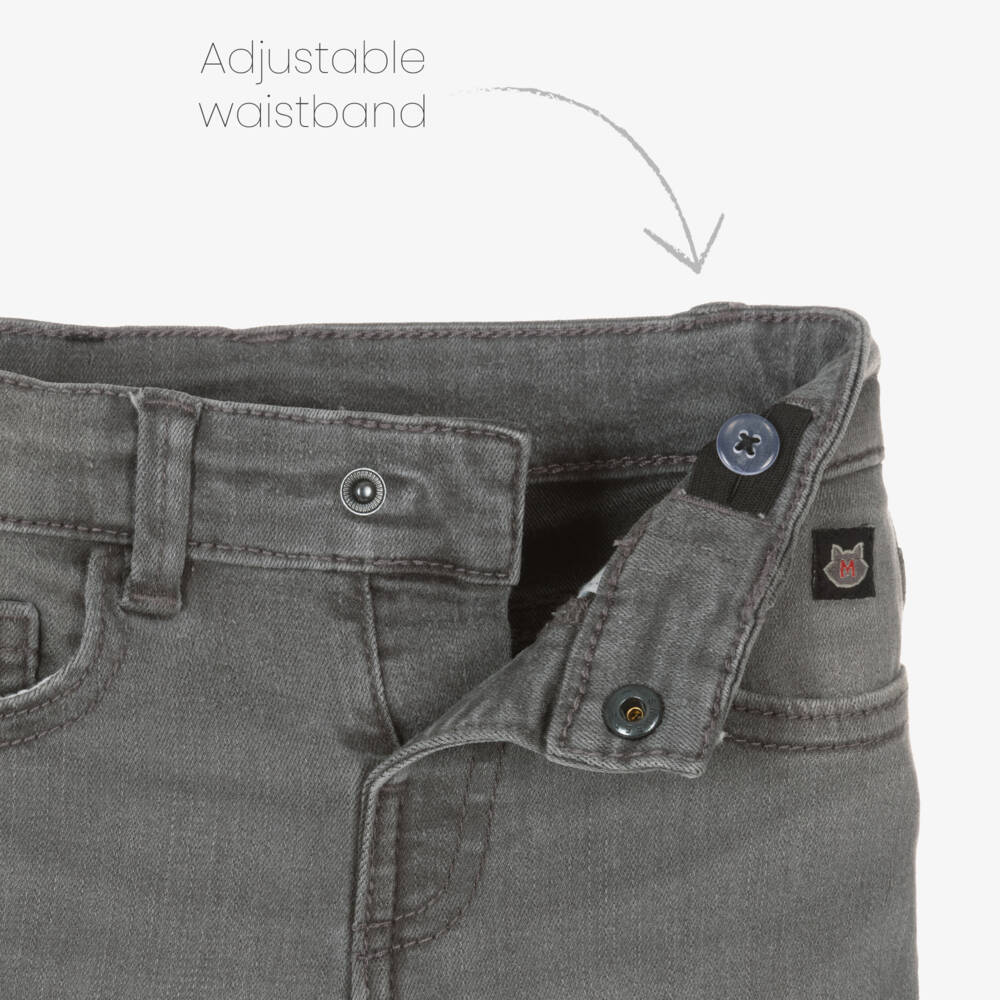 Mayoral-Серые зауженные джинсы | Childrensalon Outlet