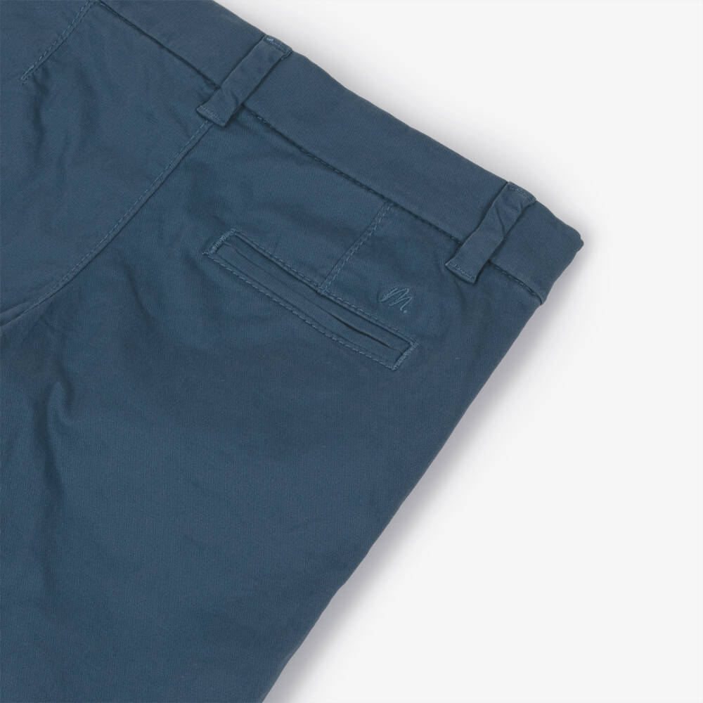 Mayoral-Boys Slim Tailored Blue Trousers | Childrensalon Outlet