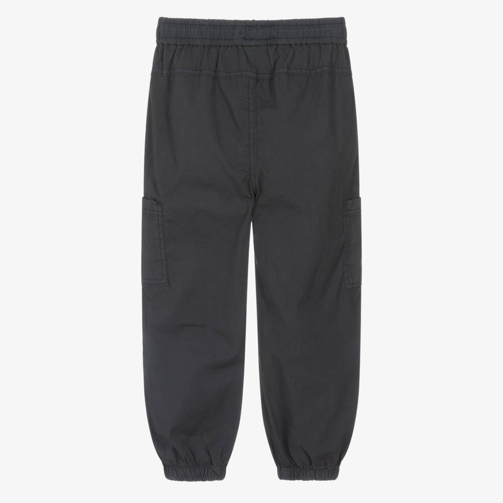 Mayoral-Boys Smoky Grey Cargo Pants | Childrensalon Outlet