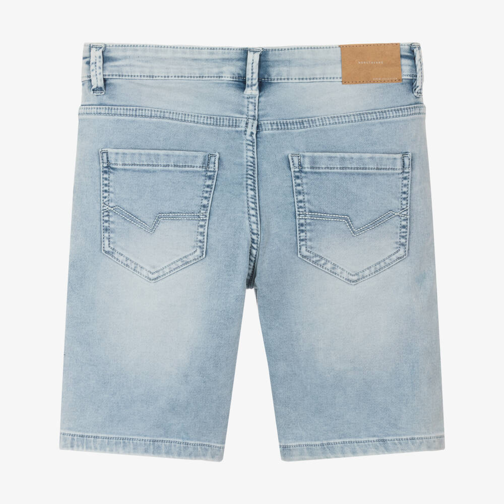 Mayoral Nukutavake-شورت دنيم أزرق ناعم للأولاد | Childrensalon Outlet